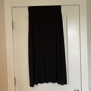 Black maxi skirt